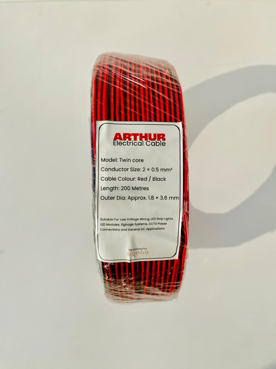 Arthur electrical cable for LED and signage