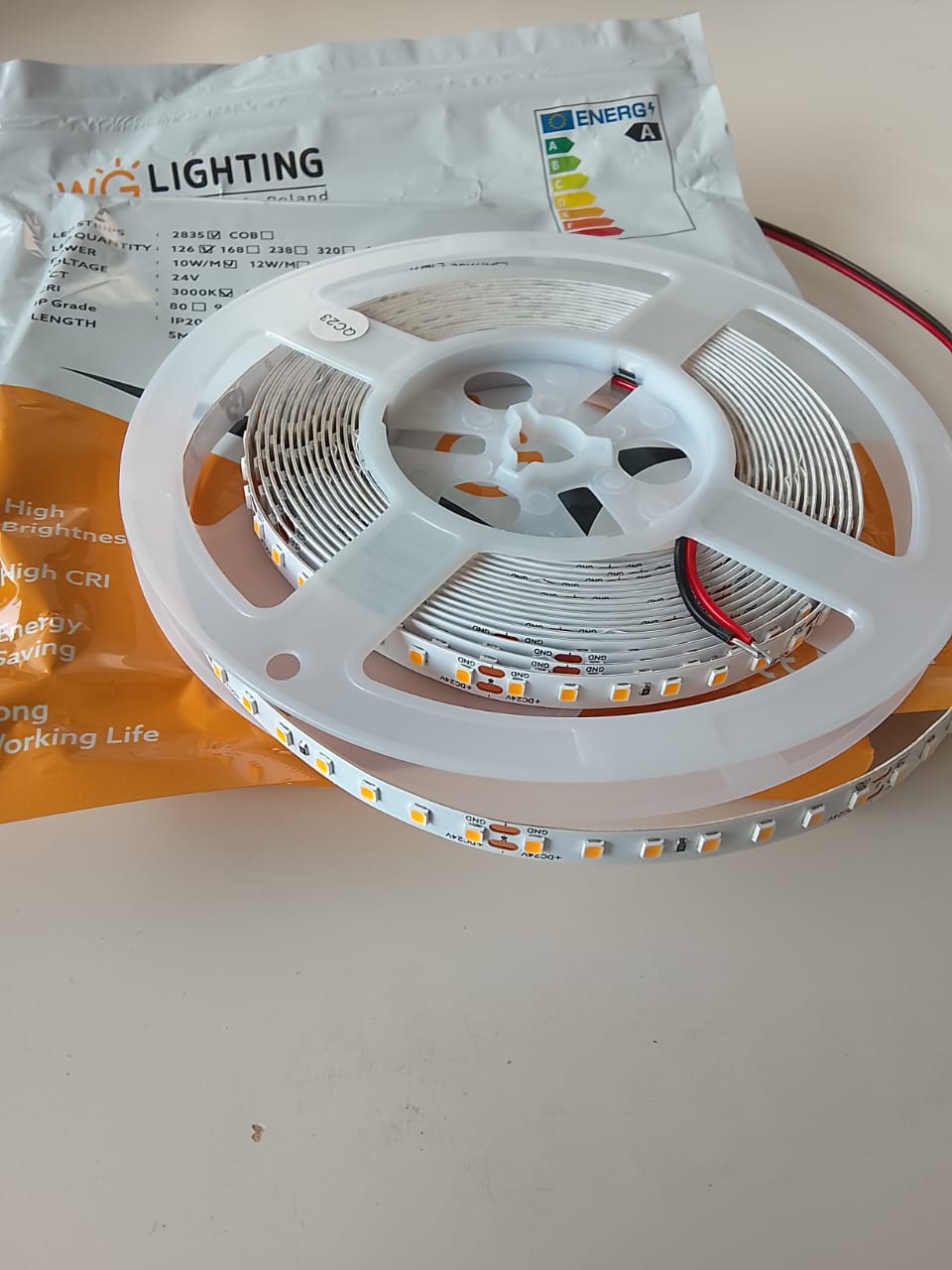WG Lighting SMD Striplight 24V 3000K